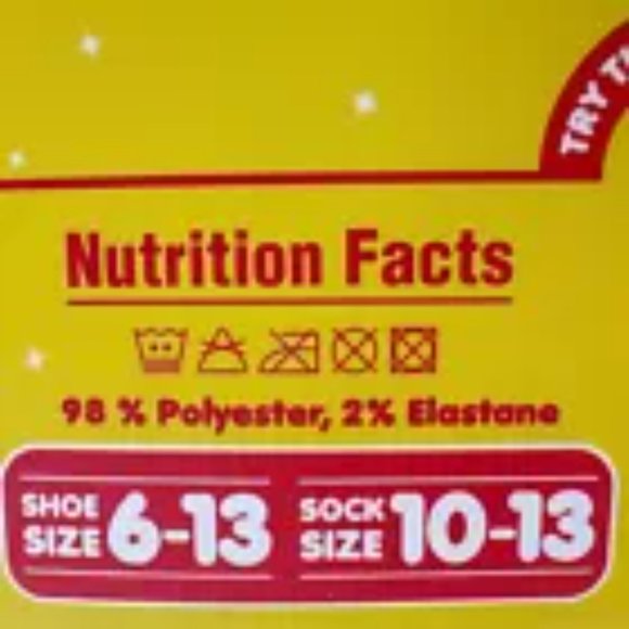 Ring Pop Lollipop Crew Socks 3 Pairs - Picture 7 of 7